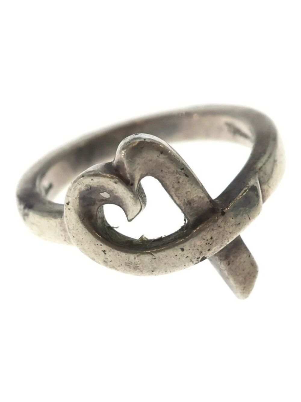 Tiffany & Co Loving Heart Ring Silver